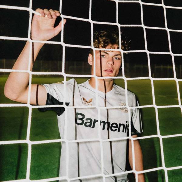 Jersey Bayer 04 Leverkusen 2024/25 Away Castore Football Kit White / Black | Jersey-541