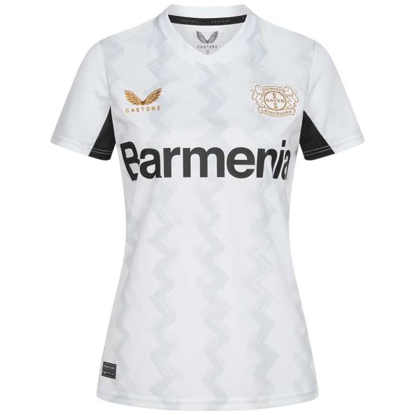 Jersey Bayer 04 Leverkusen 2024/25 Away Castore Football Kit White / Black | Jersey-542