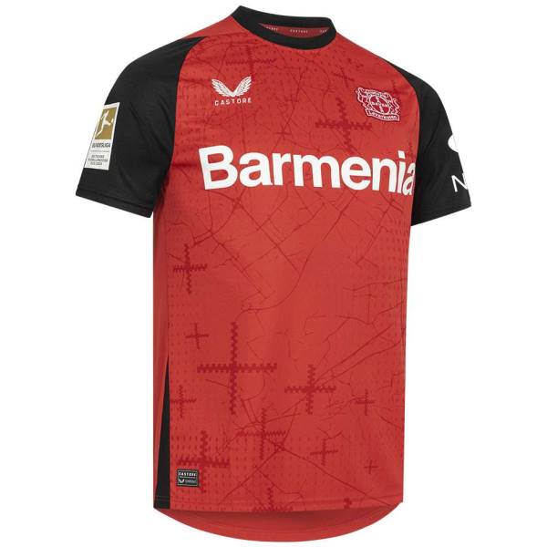 Jersey Bayer 04 Leverkusen 2024/25 Home Castore Football Kit Red / Black | Jersey-539