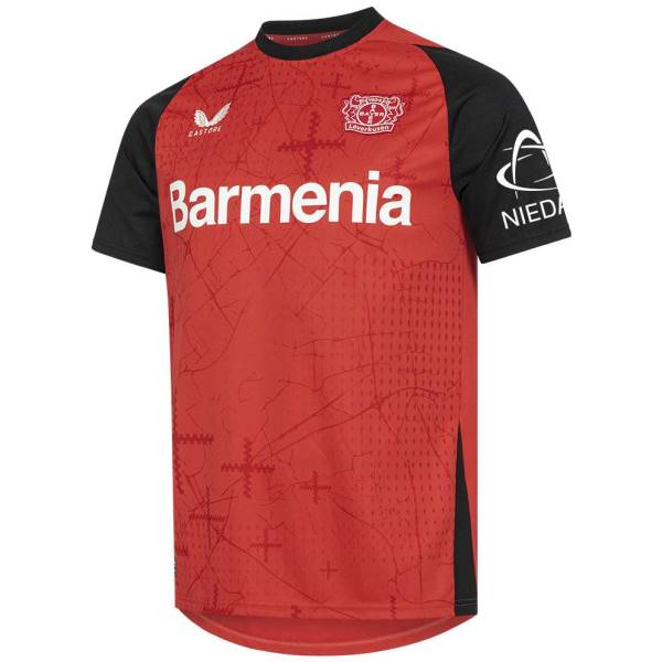 Jersey Bayer 04 Leverkusen 2024/25 Home Castore Football Kit Red / Black | Jersey-539