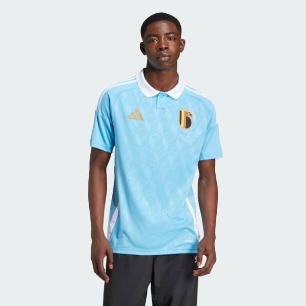 Jersey Belgium 2024 Away Adidas Football Stadium Kit Blue | Jersey-181