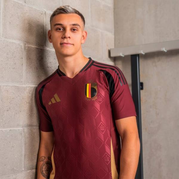 Jersey Belgium 2024 Home Adidas Football Match Kit Red | Jersey-176