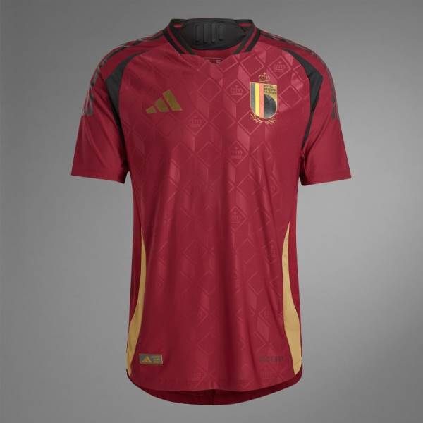 Jersey Belgium 2024 Home Adidas Football Match Kit Red | Jersey-176