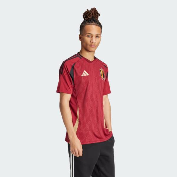 Jersey Belgium 2024 Home Adidas Football Stadium Kit Red | Jersey-177