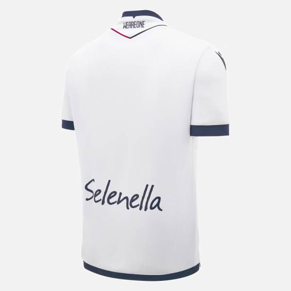 Jersey Bologna FC 2024/25 Away Macron Football Kit White / Red / Blue | Jersey-467