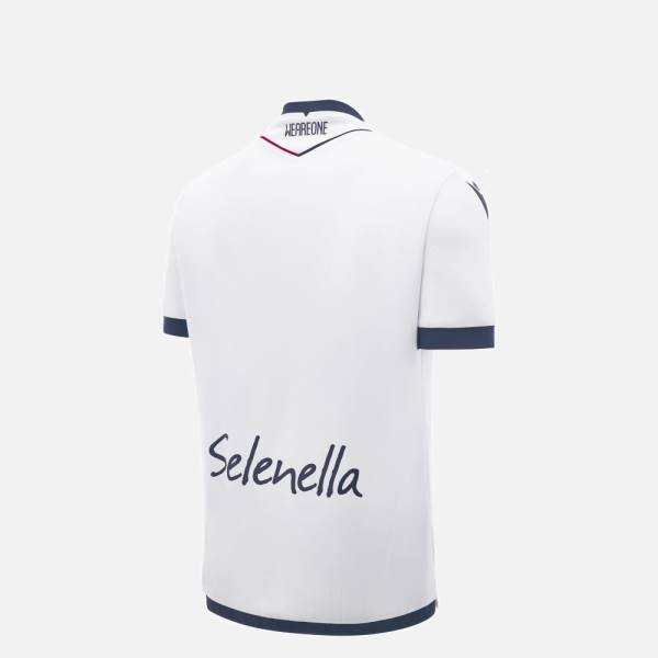 Jersey Bologna FC 2024/25 Away Macron Football Kit White / Red / Blue | Jersey-468