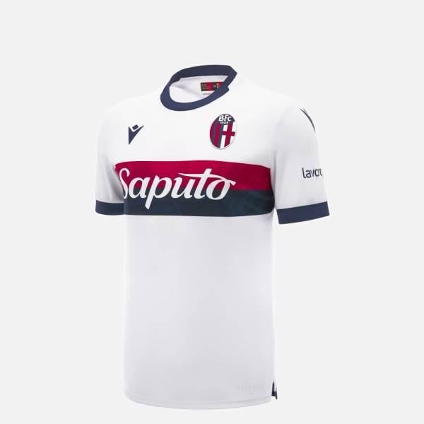 Jersey Bologna FC 2024/25 Away Macron Football Kit White / Red / Blue | Jersey-468