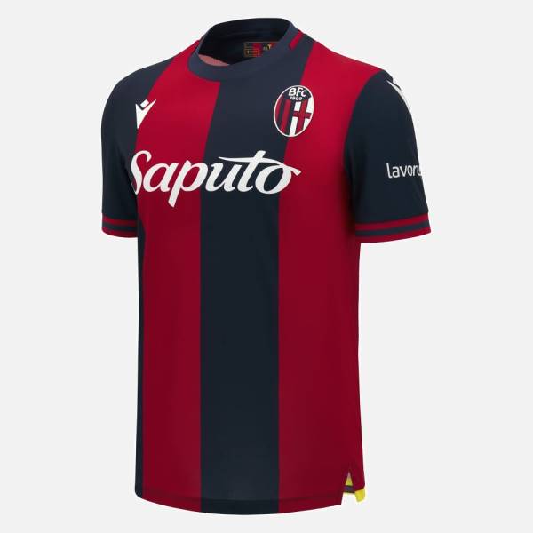 Jersey Bologna FC 2024/25 Home Macron Football Kit Red / Blue | Jersey-465