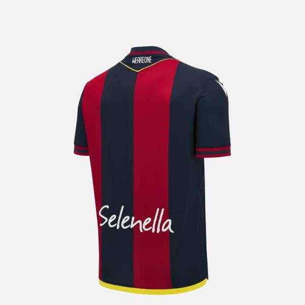 Jersey Bologna FC 2024/25 Home Macron Football Kit Red / Blue | Jersey-466