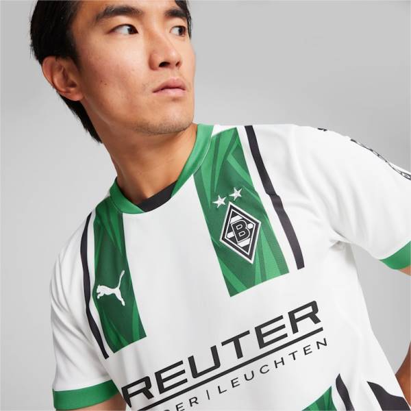 Jersey Borussia Mönchengladbach 2024/25 Home Puma Football Kit White / Green | Jersey-614