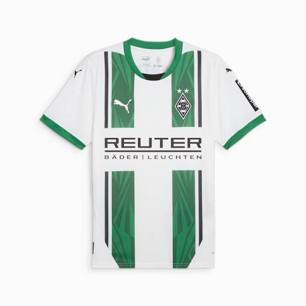 Jersey Borussia Mönchengladbach 2024/25 Home Puma Football Kit White / Green | Jersey-614