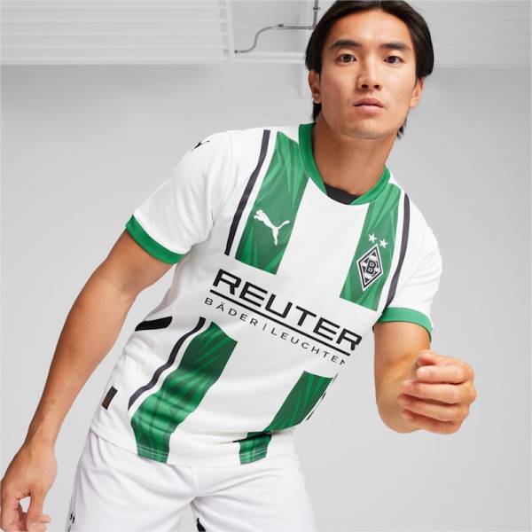 Jersey Borussia Mönchengladbach 2024/25 Home Puma Football Kit White / Green | Jersey-614