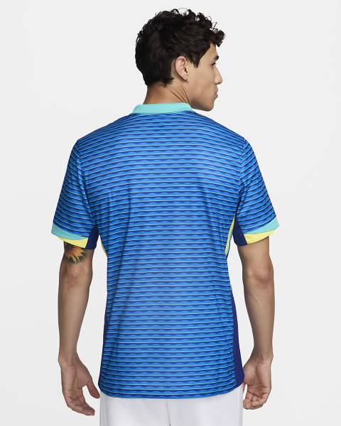 Jersey Brazil 2024 Stadium Away Nike Football Kit Blue | Jersey-87