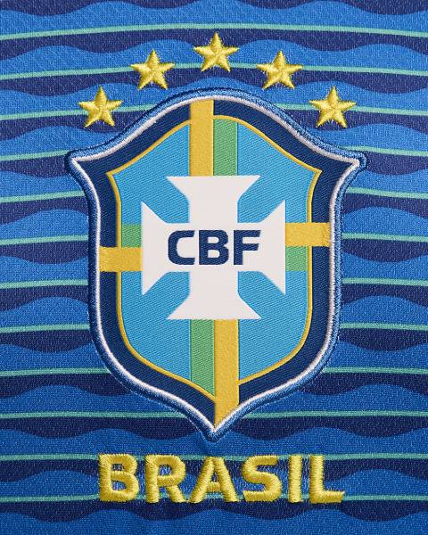 Jersey Brazil 2024 Stadium Away Nike Football Kit Blue | Jersey-87