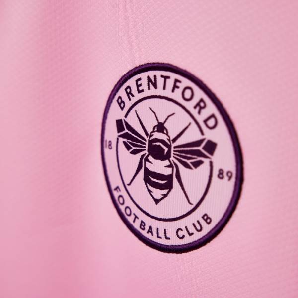 Jersey Brentford FC 2024/25 Away Umbro Football Kit Pink | Jersey-247