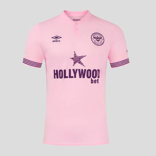 Jersey Brentford FC 2024/25 Away Umbro Football Kit Pink | Jersey-247