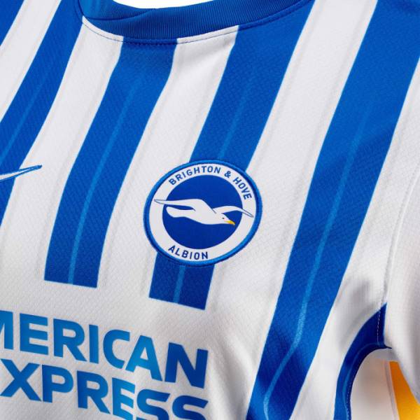 Jersey Brighton & Hove Albion FC 2024/25 Home Nike Football Kit White / Blue | Jersey-251