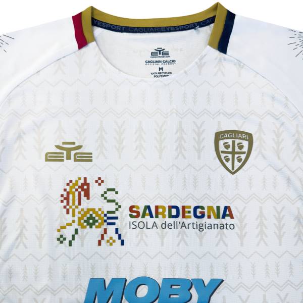 Jersey Cagliari Calcio 2024/25 Away Eye Sport Football Kit White | Jersey-470