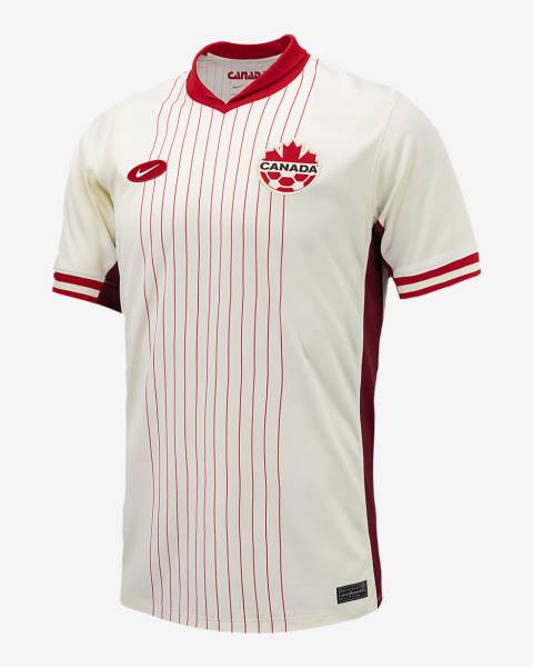 Jersey Canada 2024 Away Stadium Nike Football Kit White | Jersey-29