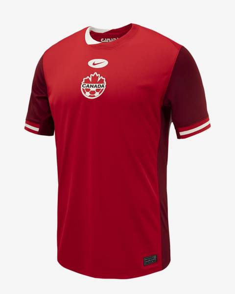 Jersey Canada 2024 Home Stadium Nike Football Kit Red | Jersey-26