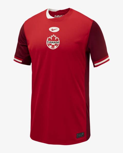 Jersey Canada 2024 Home Stadium Nike Football Kit Red | Jersey-28