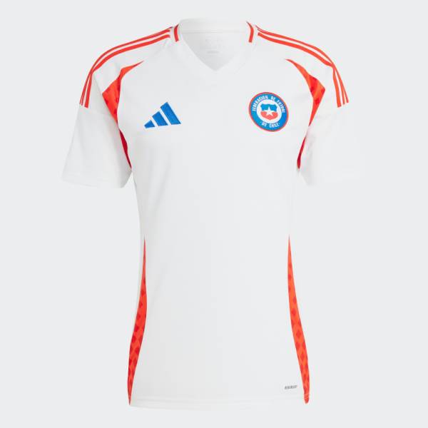 Jersey Chile 2024 Away Adidas Football Stadium Kit White | Jersey-142