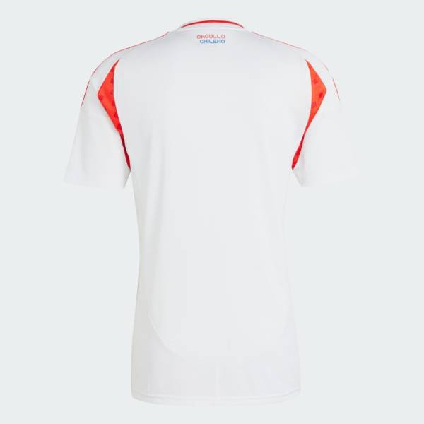 Jersey Chile 2024 Away Adidas Football Stadium Kit White | Jersey-142