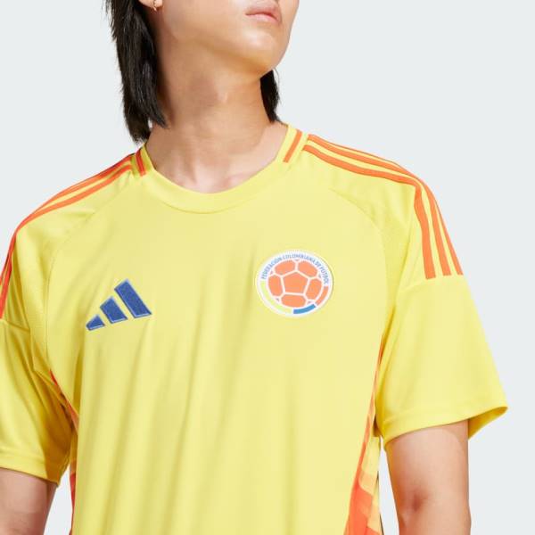 Jersey Colombia 2024 Home Adidas Football Stadium Kit Yellow | Jersey-167