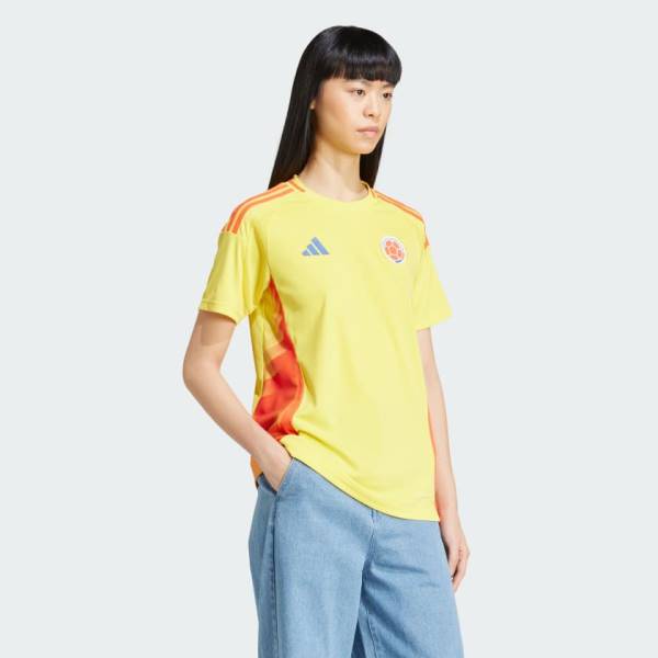 Jersey Colombia 2024 Home Adidas Football Stadium Kit Yellow | Jersey-168