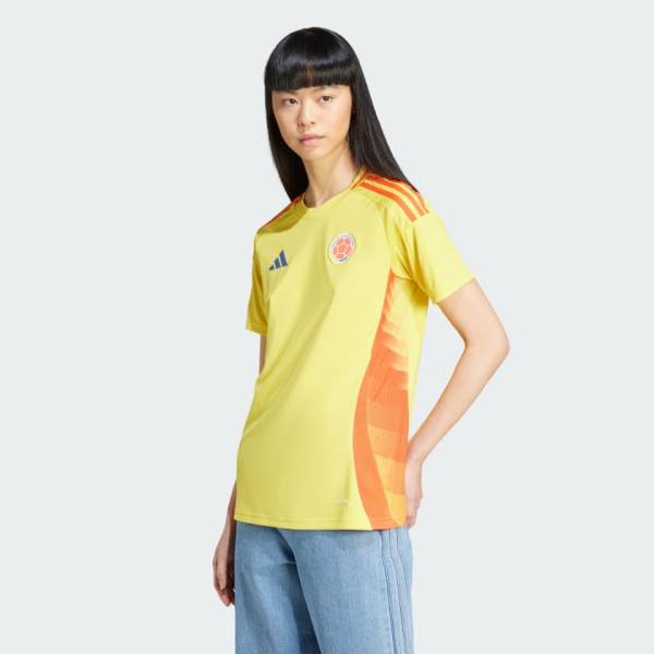 Jersey Colombia 2024 Home Adidas Football Stadium Kit Yellow | Jersey-168