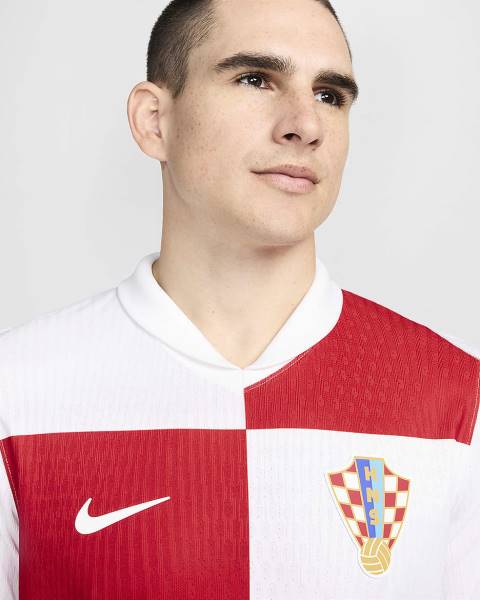 Jersey Croatia 2024/25 Match Home Nike Football Kit White / Red | Jersey-39