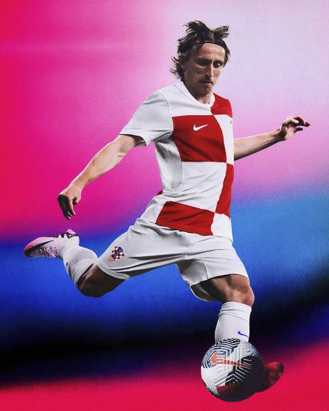 Jersey Croatia 2024/25 Match Home Nike Football Kit White / Red | Jersey-39