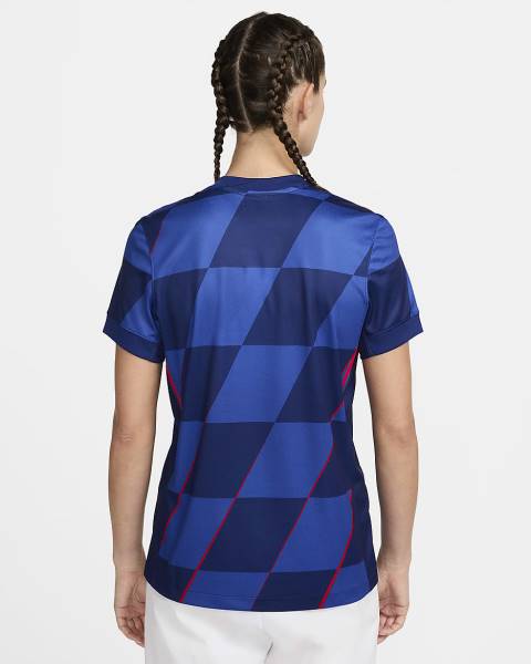 Jersey Croatia 2024/25 Stadium Away Nike Football Kit Blue / Navy | Jersey-45