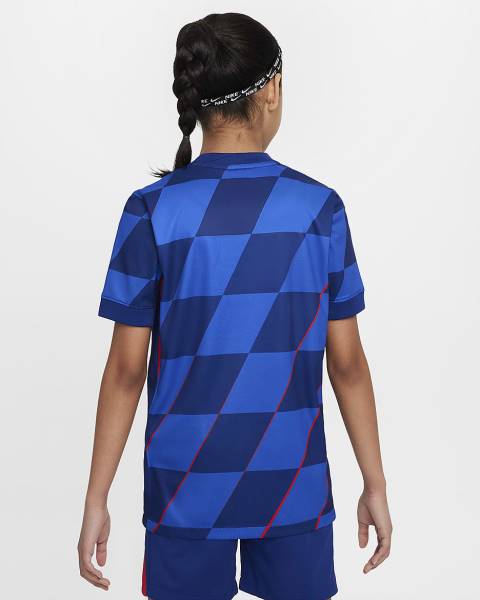 Jersey Croatia 2024/25 Stadium Away Nike Football Kit Blue / Navy | Jersey-46