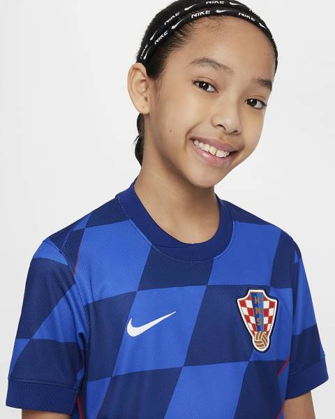 Jersey Croatia 2024/25 Stadium Away Nike Football Kit Blue / Navy | Jersey-46