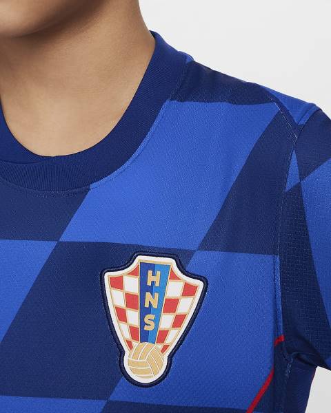 Jersey Croatia 2024/25 Stadium Away Nike Football Kit Blue / Navy | Jersey-46