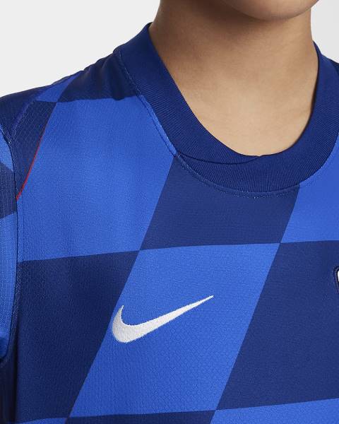 Jersey Croatia 2024/25 Stadium Away Nike Football Kit Blue / Navy | Jersey-46