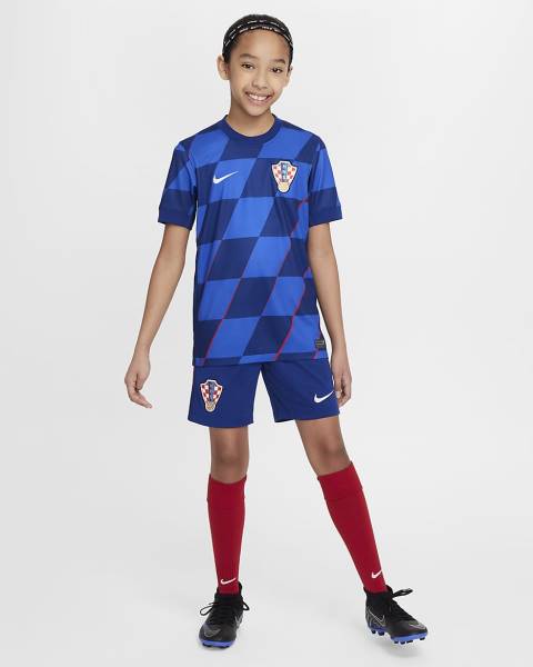 Jersey Croatia 2024/25 Stadium Away Nike Football Kit Blue / Navy | Jersey-46