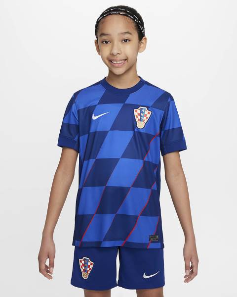 Jersey Croatia 2024/25 Stadium Away Nike Football Kit Blue / Navy | Jersey-46