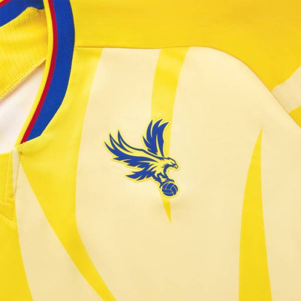 Jersey Crystal Palace FC 2024/25 Away Macron Football Kit Yellow / Blue | Jersey-267