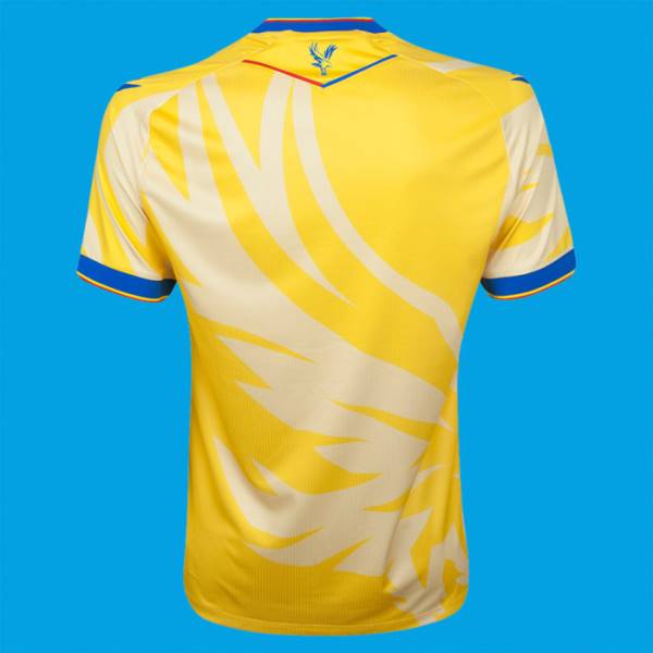 Jersey Crystal Palace FC 2024/25 Away Macron Football Kit Yellow / Blue | Jersey-267