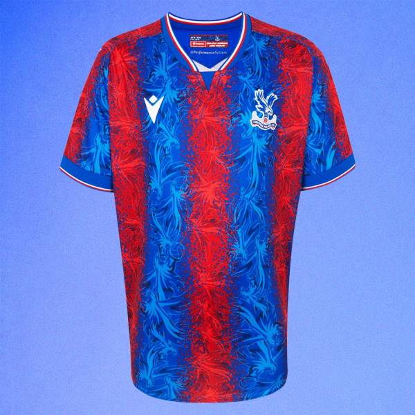 Jersey Crystal Palace FC 2024/25 Home Macron Football Kit Blue / Red | Jersey-266