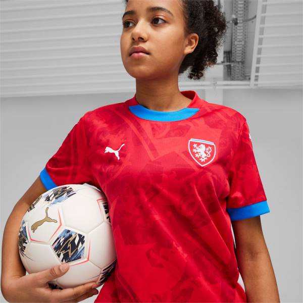 Jersey Czech Republic Football 2024 Home Kit Red | Jersey-12