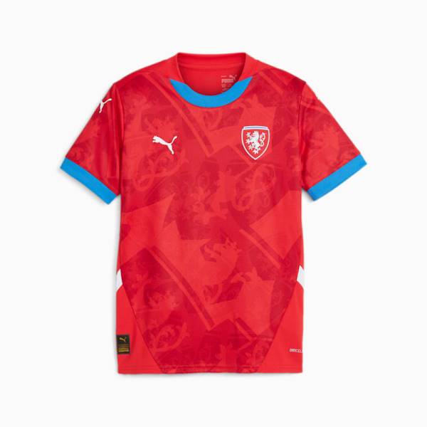 Jersey Czech Republic Football 2024 Home Kit Red | Jersey-12