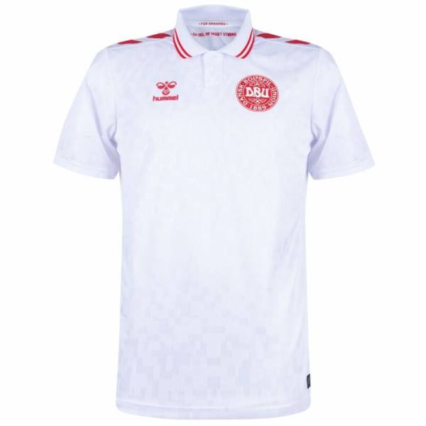 Jersey Denmark 2024/25 Away Hummel Football Kit White | Jersey-193