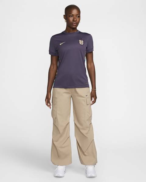 Jersey England 2024/25 Stadium Away Nike Football Kit Dark Raisin / Sesame | Jersey-97