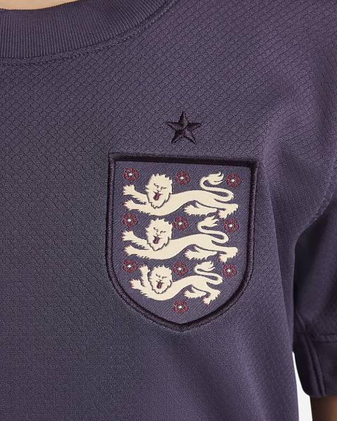 Jersey England 2024/25 Stadium Away Nike Football Kit Dark Raisin / Sesame | Jersey-98