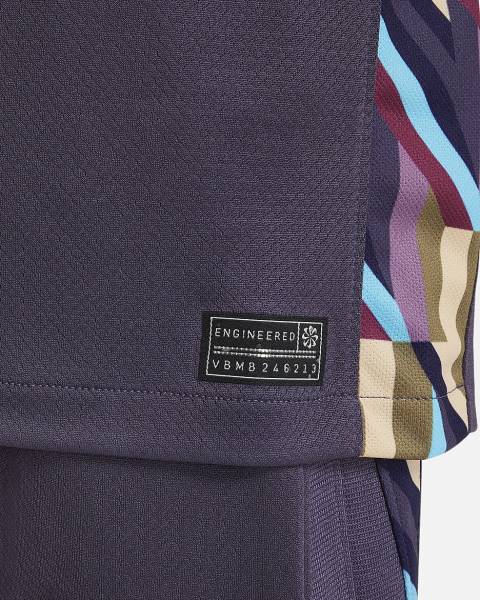 Jersey England 2024/25 Stadium Away Nike Football Kit Dark Raisin / Sesame | Jersey-98