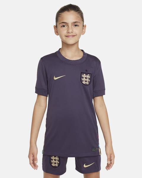 Jersey England 2024/25 Stadium Away Nike Football Kit Dark Raisin / Sesame | Jersey-98