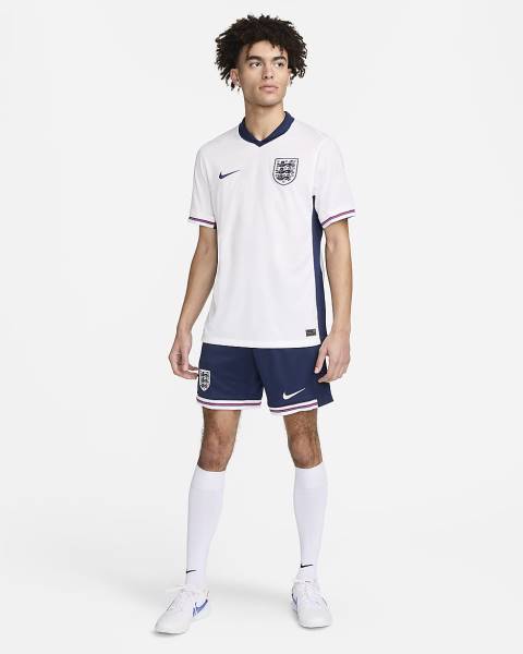 Jersey England 2024/25 Stadium Home Nike Football Kit White / Blue | Jersey-92